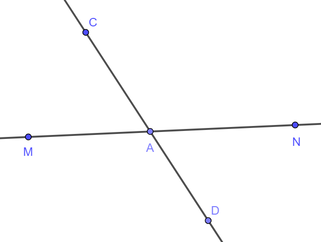 Lý thuyết điểm thuộc đường thẳng điểm không thuộc đường thẳng toán 6