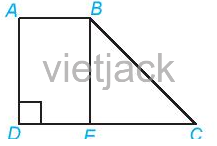 Tính diện tích mảnh đất hình thang ABCD như hình dưới, biết AB = 10 m
