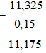 Tính: a) 2,259 + 0,31; b) 11,325 - 0,15