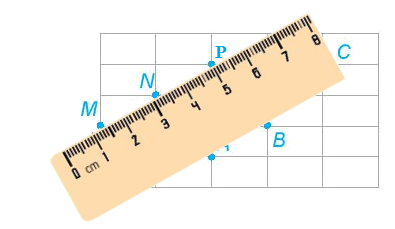 Em hãy dùng thước thẳng để kiểm tra trong Hình 8.8