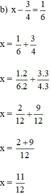 Phép cộng và phép trừ phân số (Lý thuyết Toán lớp 6) | Kết nối tri thức