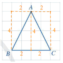 Trong Hình 68, hai cạnh AB và AC của tam giác ABC có bằng nhau hay không