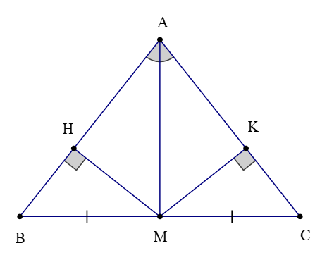 Tính chất ba đường phân giác của tam giác (Lý thuyết Toán lớp 7) | Cánh diều