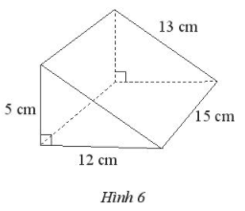 Hãy nêu các bước tạo lập hình lăng trụ đứng tam giác trong Hình 6