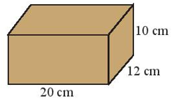Làm thế nào để tính được tổng diện tích các mặt và thể tích của khối gỗ