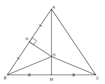 15 Bài tập Tính chất ba đường trung trực của tam giác (có đáp án) | Chân trời sáng tạo Trắc nghiệm Toán 7 (ảnh 10)