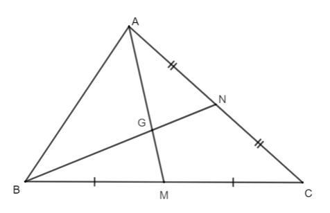 15 Bài tập Tính chất ba đường trung tuyến của tam giác (có đáp án) | Chân trời sáng tạo Trắc nghiệm Toán 7 (ảnh 4)