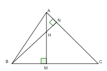 15 Bài tập Tính chất ba đường cao của tam giác (có đáp án) | Chân trời sáng tạo Trắc nghiệm Toán 7 (ảnh 1)