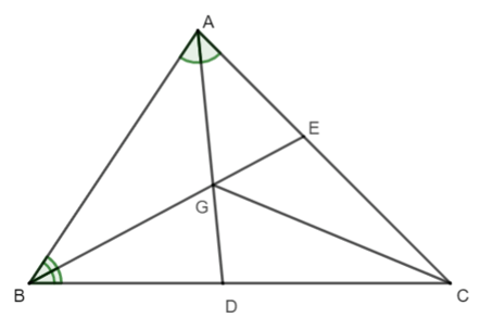 15 Bài tập Tính chất ba đường phân giác của tam giác (có đáp án) | Chân trời sáng tạo Trắc nghiệm Toán 7 (ảnh 4)