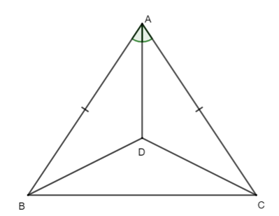 15 Bài tập Tính chất ba đường phân giác của tam giác (có đáp án) | Chân trời sáng tạo Trắc nghiệm Toán 7 (ảnh 6)