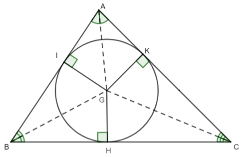 15 Bài tập Tính chất ba đường phân giác của tam giác (có đáp án) | Chân trời sáng tạo Trắc nghiệm Toán 7 (ảnh 12)