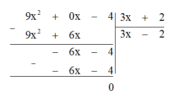 Thực hiện phép chia:  (-x^6 + 5x^4 - 2x^3) : 0,5x^2