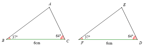 Trường hợp bằng nhau thứ hai và thứ ba của tam giác (Lý thuyết Toán lớp 7) | Kết nối tri thức (ảnh 4)