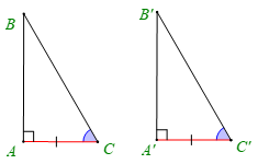 Các trường hợp bằng nhau của tam giác vuông (Lý thuyết Toán lớp 7) | Kết nối tri thức (ảnh 2)