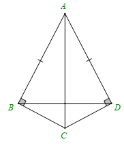 Các trường hợp bằng nhau của tam giác vuông (Lý thuyết Toán lớp 7) | Kết nối tri thức (ảnh 8)