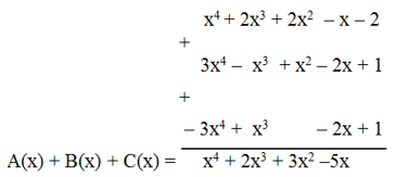 Phép cộng và phép trừ đa thức một biến (Lý thuyết Toán lớp 7) | Kết nối tri thức (ảnh 5)