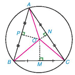 Sự đồng quy của ba đường trung trực, ba đường cao trong một tam giác (Lý thuyết Toán lớp 7) | Kết nối tri thức (ảnh 3)