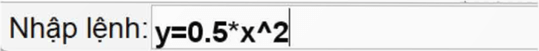 Toán 9 Chân trời sáng tạo Hoạt động 3: Vẽ đồ thị hàm số bậc hai y = ax^2 (a khác 0) bằng phần mềm GeoGebra | Giải Toán 9