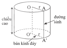 Lý thuyết Toán lớp 9 Bài 1: Hình trụ | Chân trời sáng tạo