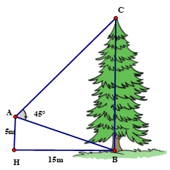 Áp dụng giải tam giác vào các bài toán thực tế (bài tập + lời giải)