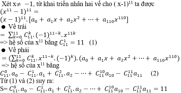 Bài tập về nhị thức Newton nâng cao cực hay có lời giải