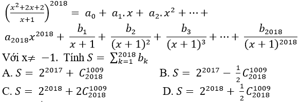 Bài tập về nhị thức Newton nâng cao cực hay có lời giải