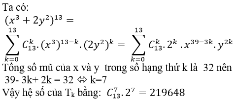 Bài tập về nhị thức Newton nâng cao cực hay có lời giải