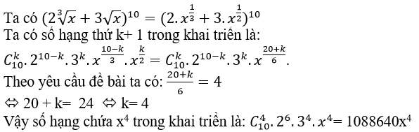 Cách khai triển nhị thức Newton: tìm hệ số, số hạng trong khai triển cực hay