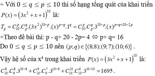 Cách khai triển nhị thức Newton: tìm hệ số, số hạng trong khai triển cực hay