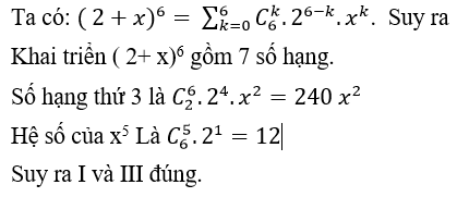 Cách khai triển nhị thức Newton: tìm hệ số, số hạng trong khai triển cực hay