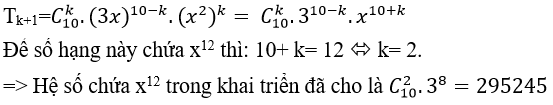 Cách khai triển nhị thức Newton: tìm hệ số, số hạng trong khai triển cực hay