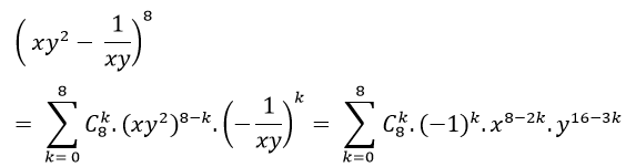 Cách khai triển nhị thức Newton: tìm hệ số, số hạng trong khai triển cực hay