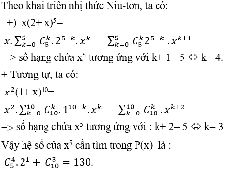 Cách khai triển nhị thức Newton: tìm hệ số, số hạng trong khai triển cực hay