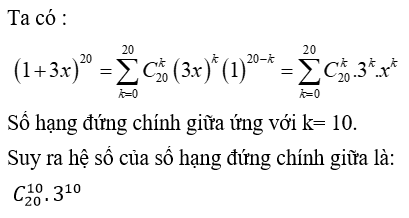 Cách khai triển nhị thức Newton: tìm hệ số, số hạng trong khai triển cực hay