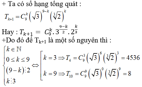 Cách tìm hệ số lớn nhất trong khai triển cực hay có lời giải