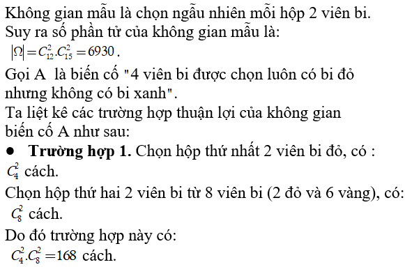 Cách tìm xác suất của biến cố cực hay có lời giải