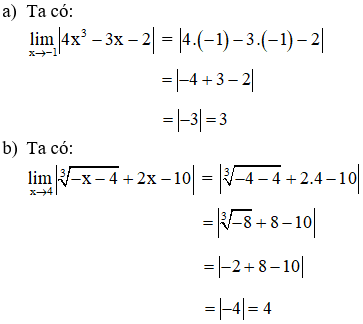 Cách tính giới hạn của hàm số có chứa trị tuyệt đối cực hay, chi tiết - Toán lớp 11