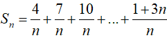 Cách tính tổng n số hạng đầu tiên của cấp số cộng cực hay có lời giải