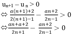 Cách xét tính đơn điệu của dãy số cực hay có lời giải