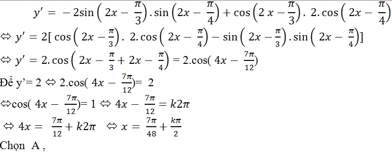 Ứng dụng đạo hàm giải phương trình, bất phương trình lượng giác cực hay - Toán lớp 11