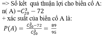 Phương pháp giải bài tập về Biến cố đối cực hay có lời giải