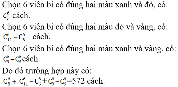 Phương pháp giải bài tập về Biến cố đối cực hay có lời giải