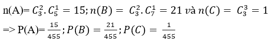 Phương pháp giải bài tập về Quy tắc cộng xác suất cực hay có lời giải