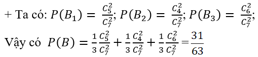 Phương pháp giải bài tập về Quy tắc nhân xác suất cực hay có lời giải