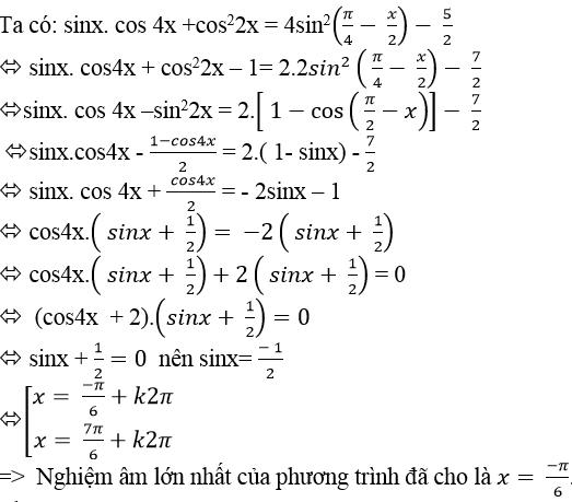 Cách giải phương trình lượng giác bằng cách đưa về dạng tích cực hay - Toán lớp 11