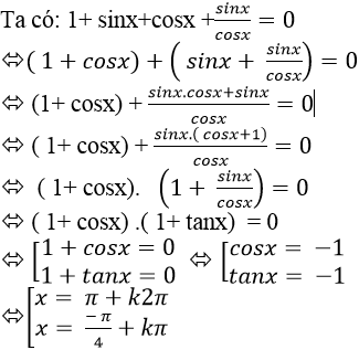 Cách giải phương trình lượng giác bằng cách đưa về dạng tích cực hay - Toán lớp 11