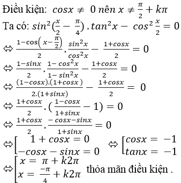 Cách giải phương trình lượng giác bằng cách đưa về dạng tích cực hay - Toán lớp 11