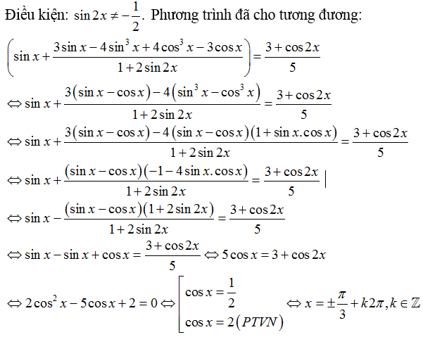 Phương trình quy về phương trình bậc hai đối với hàm số lượng giác - Toán lớp 11