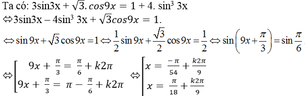 Phương trình quy về phương trình bậc nhất đối với sinx và cosx - Toán lớp 11