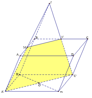 Tìm giao tuyến của 2 mặt phẳng. Thiết diện qua 1 điểm song song với mặt phẳng - Toán lớp 11